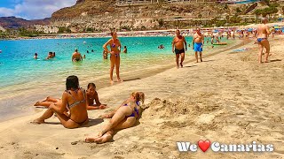 Gran Canaria Playa de Amadores Summer Beachwalk 2021  We❤️Canarias [upl. by Farrel]