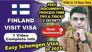 SCHENGEN VISA 🇫🇮 Finland Visit Visa in 2023 From Pakistan India amp UAE Documents Cost amp Process 🇫🇮 [upl. by Barth401]