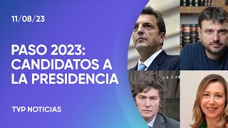 Recta final a las PASO 2023 candidatos a la presidencia [upl. by Hecht]