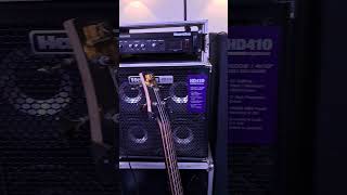 Hartke HD410 amp Fender Twin Reverb concert audiocable guitar bassguitar amplifier [upl. by Tasiana]