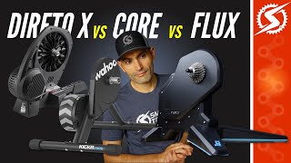 MID RANGE SHOWDOWN KICKR CORE vs ELITE DIRETO X vs TACX FLUX 2 [upl. by Darn]