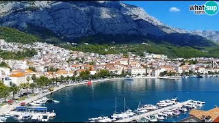 Makarska okretna panoramska kamera  Live Cam Croatia 2024 [upl. by Niatsirk]