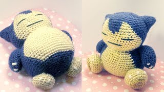 Snorlax Amigurumi Crochet Tutorial Part 3 [upl. by Fionna476]