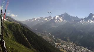 Paragliding at Chamonix France at 20180626 [upl. by Cofsky]