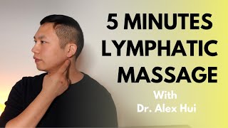 Simple Lymphatic Massage for the Head Face and Neck [upl. by Johannessen]