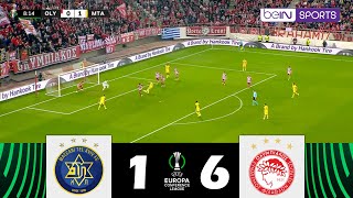 Maccabi Tel Aviv vs Olympiacos 16  UEFA Europa Conference League 202324  Match Highlights [upl. by Buckley]