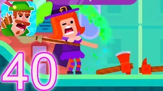 Bowmasters  Gameplay Walkthrough Part 40 Android Stephanie the Witch [upl. by Burnham625]