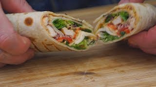 Tortilla z kurczakiem kebab  Oddaszfartucha [upl. by Mosenthal]