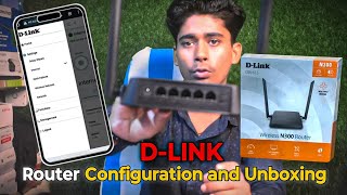 D LINK router configration Name amp Password Setting [upl. by Broucek]