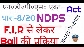 जमानत के आधार Bail Grounds under Ndps act section 820 FIR to bail procedure in hindi Process [upl. by Bethany]