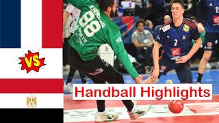 France vs Egypt handball Highlights friendly match 2024 [upl. by Manheim]