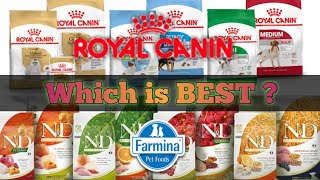 Royal Canin vs Farmina NampD – Which food is the best for your dog [upl. by Aihsiym]