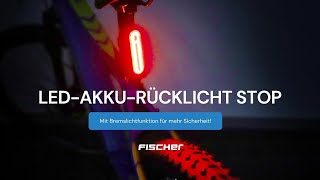 50641 FISCHER LEDAKKURÜCKLICHT STOP mit Bremslichtfunktion für mehr Sicherheit [upl. by Dawkins514]