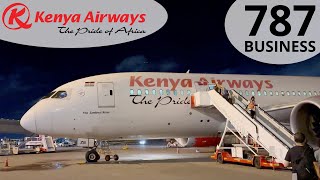 Kenya Airways 787 BUSINESS CLASS KQ886 Nairobi to Bangkok [upl. by Popper]