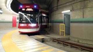 TTC Bombardier Flexity at Toronto Union streetcar loop [upl. by Homer]