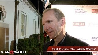 Ralph Fiennes red carpet interview at 21st annual Hamptons International Film Festival [upl. by Agosto]