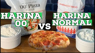 Haciendo Pizza con Harina quot00quot vs Harina Normal [upl. by Renckens]