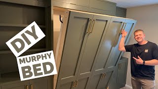 How To Build A Murphy Bed  The Ultimate Office Design [upl. by Aeht]