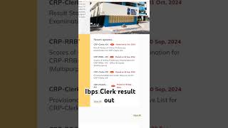 Ibps clerk pre result out 2024 ibps ibpsexam [upl. by Jewett]