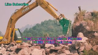 DEERE Excavator 270LC new Import Test Drive Hammr Test Powerfull Excavator  DEERE EXCAVATOR [upl. by Saltsman]