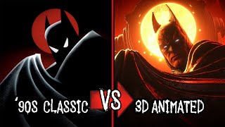 I remade Batmans animated series intro in 3D  Side by side comparison [upl. by Kleiman]