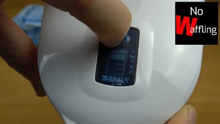 How to CLEAN and CHANGE Filter and RESET Memo Indicator on Brita Aluna Water Jug  Beginners guide [upl. by Anitaf]