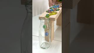 Marble Run ASMR☆ Wave Slope amp Rainbow stairs milk bottle shorts marblerun marblerunone [upl. by Eelaroc]