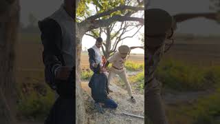 Ek Krishna bhakt aur police 🚨🚩जय श्री कृष्णाkrishna police bhakti bhajan shortvideo [upl. by Alrac]