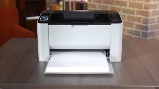 Samsung SLM2020W Printer review A bitesized monochrome laser with NFC connectivity [upl. by Sirahc265]