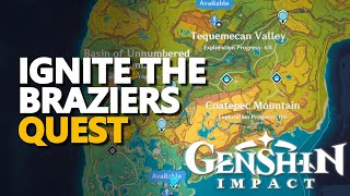 Ignite the braziers Genshin Impact [upl. by Alihs340]