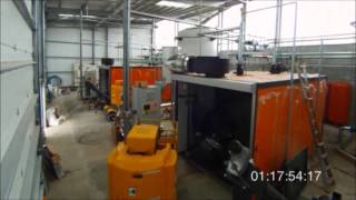 Heizomat Biomass Boiler Installation [upl. by Rica]