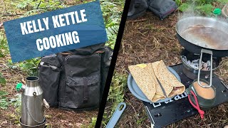 Bushcraft Breakfast Cooking with Fire and a Kelly Kettle [upl. by Alanna]