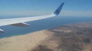 TUIfly Flug X3 2138 Fuerteventura  Lanzarote [upl. by Let]