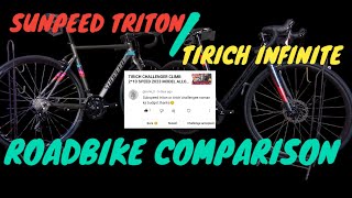 SUNPEED TRITONTIRICH INFINITE ROADBIKE COMPARISON ALIN ANG SULIT AT MAGANDA REQUEST ACCEPTED BOSS [upl. by Yremrej]