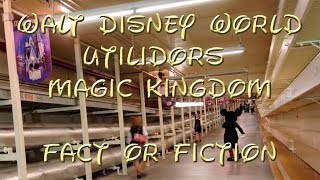 Underground Utilidors Tunnels Fact or Fiction Magic Kindom Disney World [upl. by Annez562]