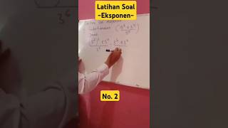 Latihan Soal Matematika Eksponen No2 matematika eksponen trikcepatmatematika hitungcepat short [upl. by Narton820]