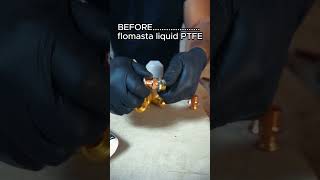 liquid ptfe and a back plate elbow great ad screwfix getconnected flomasta plumbing plumber [upl. by Vevay]