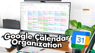 My Google Calendar System 🗓️ Student Productivity amp Time Management [upl. by Kiah]