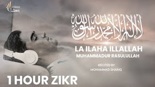 LA ILAHA ILLALLAH MUHAMMADUR RASULULLAH  Best For Relaxing Sleep  1HR Zikr ᴴᴰ  Mohammad Shariq [upl. by Ahsikcin]