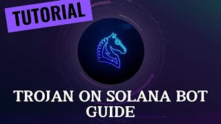 Tutorial Bot Trojan para Meme tokens na Solana [upl. by Adnala]