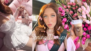 spring vlog 🌸 slow mornings self care exploring la shops cute cafés amp temu haul [upl. by Mandeville]