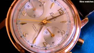 ROLLS CHRONOGRAPH INCABLOC 17 RUBIS LANDERON 149 [upl. by Arlana612]