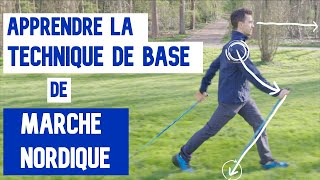 APPRENDRE LA TECHNIQUE DE BASE DE LA MARCHE NORDIQUE [upl. by Toor11]