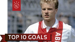 TOP 10 GOALS  Dennis Bergkamp [upl. by Aerbas]