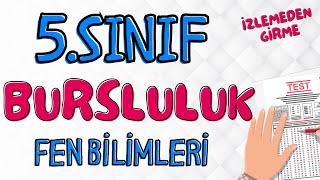 BURSULUK FEN BİLİMLERİ 5 SINIF  Soru Dağılımı ❗İzlemeden Girme 2024 [upl. by Isaak]