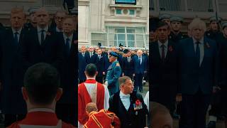 Chorister Collapses on Remembrance Sunday  Remembrance Day  Remembrance Day 2023 UK Cenotaph [upl. by Eednil]