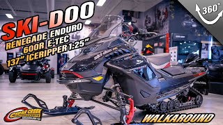 Walkaround  2025 SkiDoo Renegade® Adrenaline® with Enduro Package 600R ETEC Ice Ripper XT 125 [upl. by Evangelina]