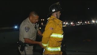 CHP officer handcuffs Chula Vista Firefighter caught on camera by CBS 8 [upl. by Eimas155]