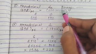 Hexadecimal Number System [upl. by Mata]