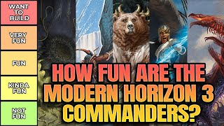 Fun Ranking All Modern Horizon 3 Commanders  EDH Tier List  MTG [upl. by Ientruoc193]